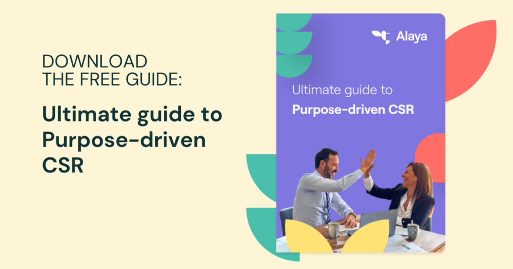 Download the ultimate guide to purpose-driven CSR